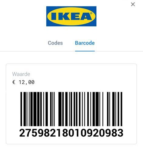 waardebon IKEA demo
